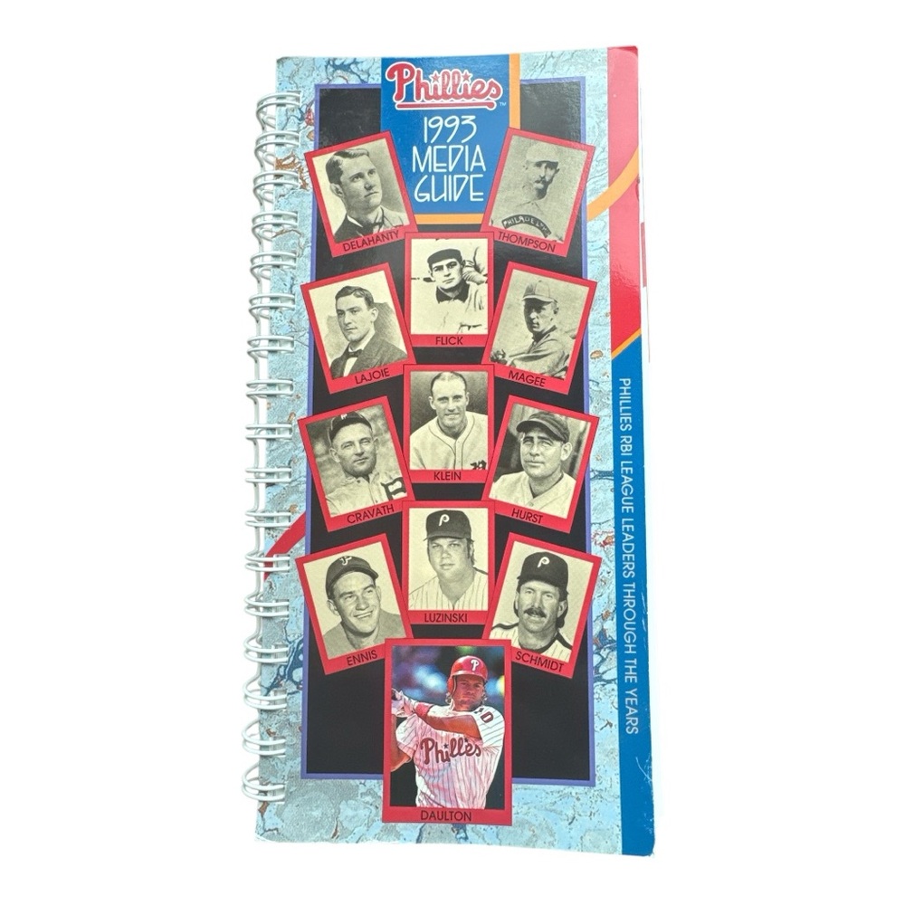 1993 PHILLIES MEDIA GUIDE Collectors Memorabilia $20